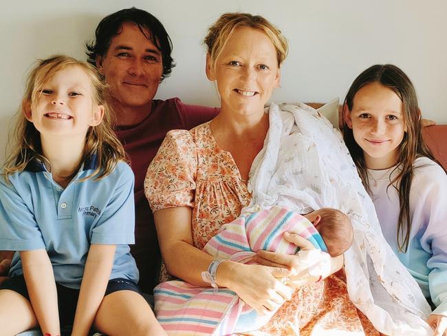 The Espie family's baby boy was the first born at the new $737m Tweed Valley Hospital at Cudgen in the Tweed Shire. Picture: Supplied