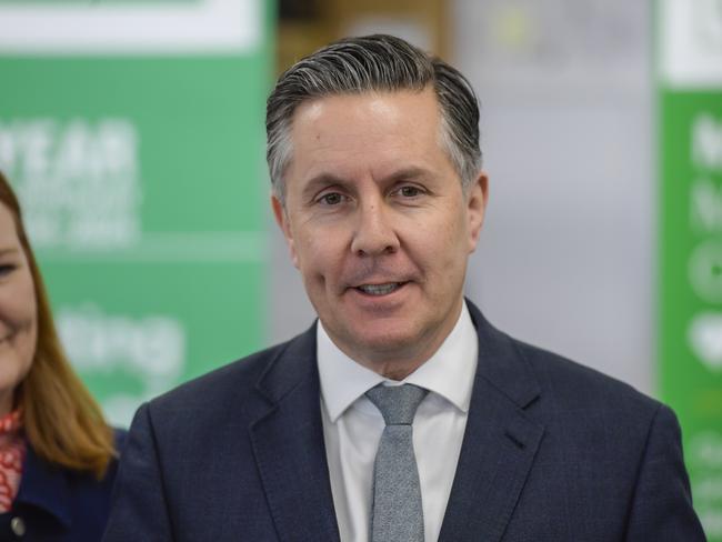 The Minister for Health and Aged Care, Mark Butler at the Marion Medicare Urgent Care Clinic. Picture: RoyVphotography