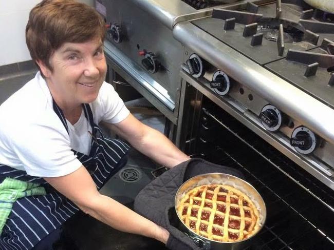 Angela Luciani making crostata at Da Orlando, Wollongong.