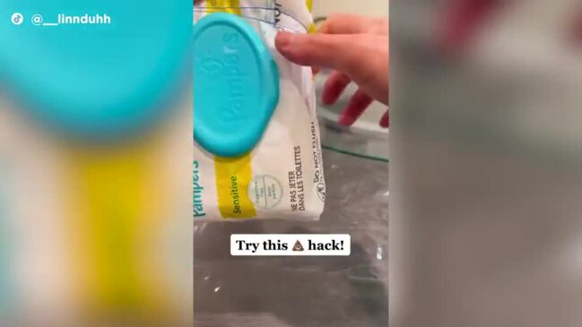 This baby wipes hack will make your 💩 game that much stronger.