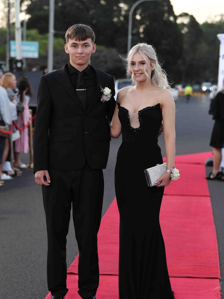 Beau Toplis & Lily Carbone at Xavier Catholic College year 12 formals. Picture: Patrick Woods.
