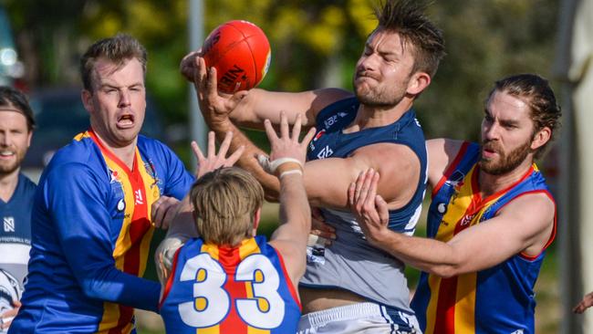 Jack Enright in action for Henley. Picture: Brenton Edwards