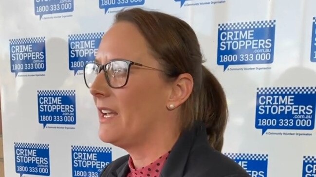 QPS Detective Acting Inspector Paula Smithard provides update on man burned in reported attack outside Stock Hotel, Toowoomba