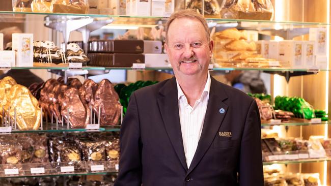 Haigh's Chocolates chief executive Alister Haigh is excited about the new Eastland store opening soon. Picture: Matthew Kroker