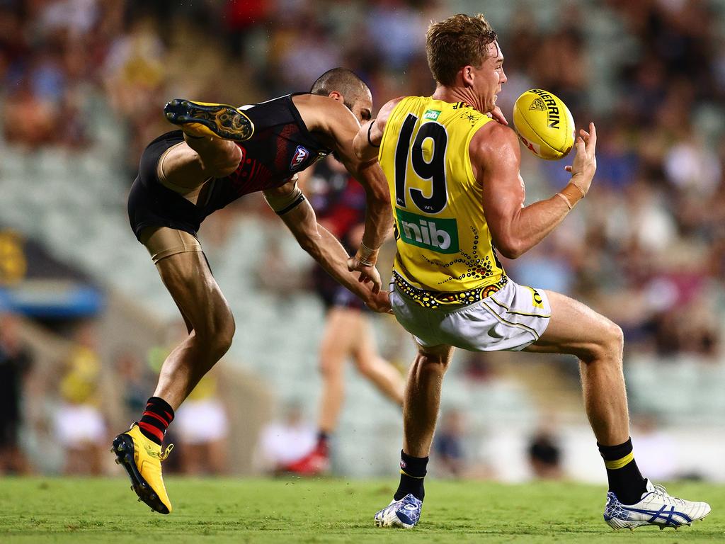 The two sides met in an AFL Dreamtime game in Darwin during the 2020 season. Picture: Daniel Kalisz/Getty Images