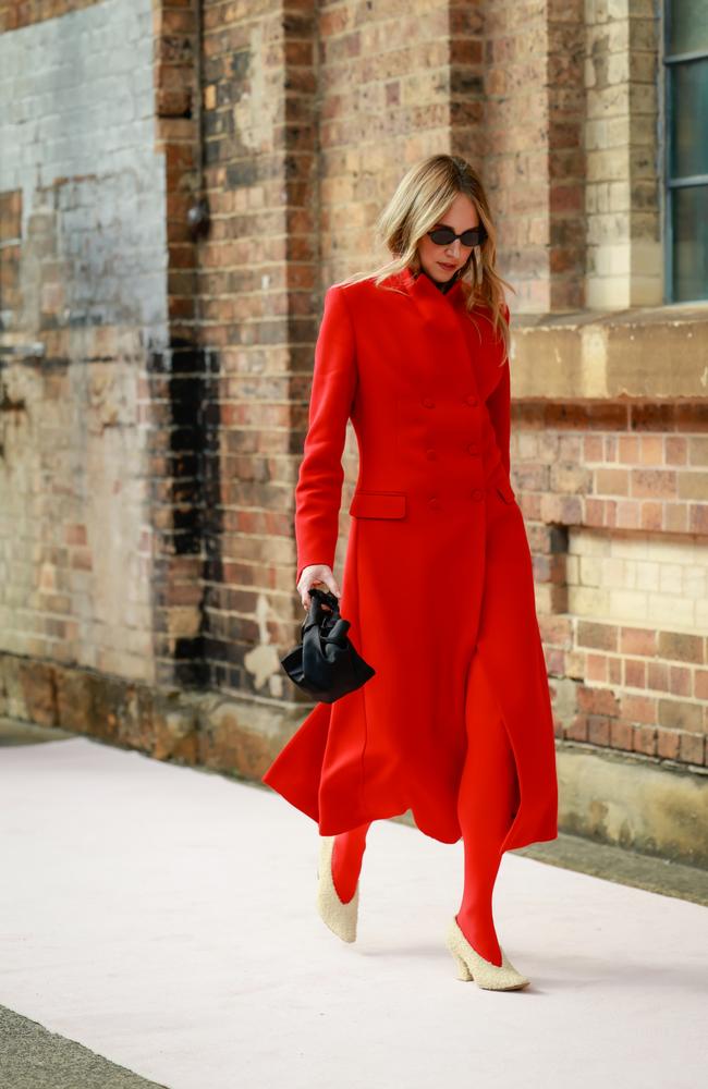 A guest seen at Australian Fashion Week 2025 on May 13, 2025 in Sydney, Australia. Picture: Hanna Lassen/Getty Images