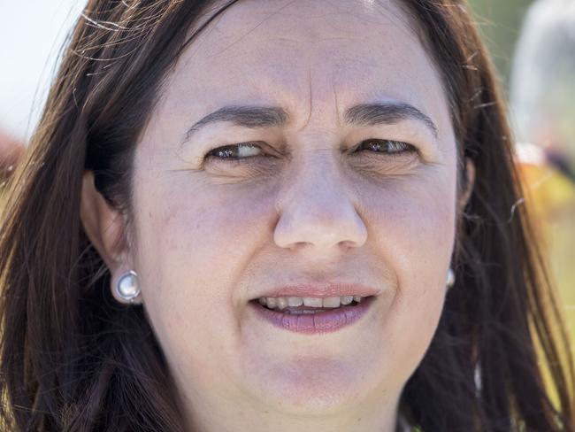 Premier Annastacia Palaszczuk hopes to win a fresh mandate with majority government status. Picture: Glenn Hunt/AAP