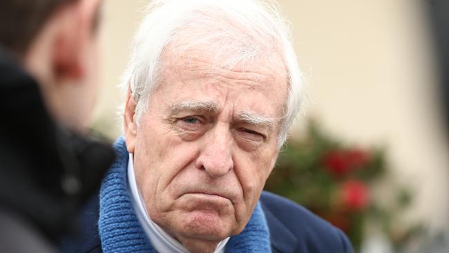 John Rattley regularly visits his uncle at the Mitcham Residential Care Facility. Picture: Tait Schmaal
