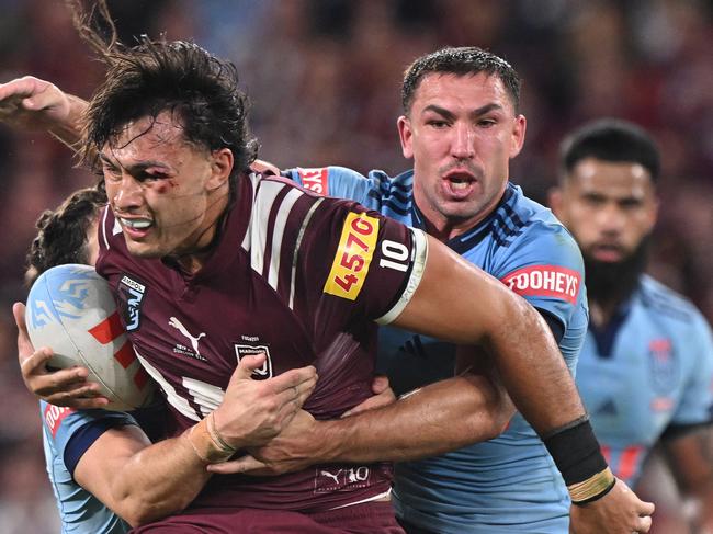 Reece Robson has been cleared to play in a boost for the Cowboys and Blues. Picture: Bradley Kanaris/Getty Images