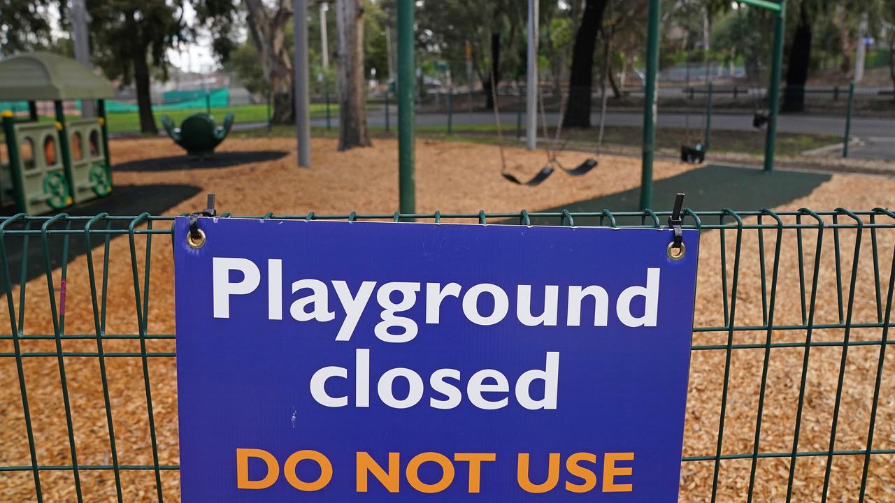 Playgrounds in the impacted areas will be closed. Picture: Scott Barbour/AAP