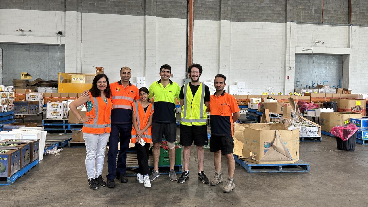 Kamran Kasaei-Nejad with his team at Funky Foods.