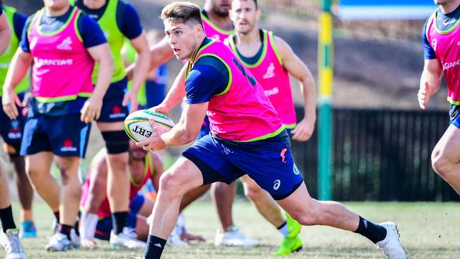 James O'Connor at Wallabies training in Brisbane. Picture: Stuart Walmsley/Rugby Australia