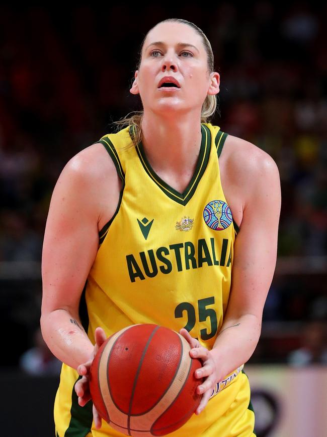 Jackson playing in the recent Women's Basketball World Cup.