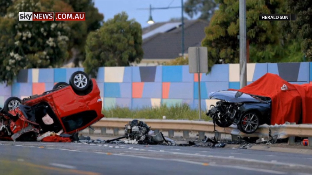 Three killed in fiery Melbourne crash The Courier Mail