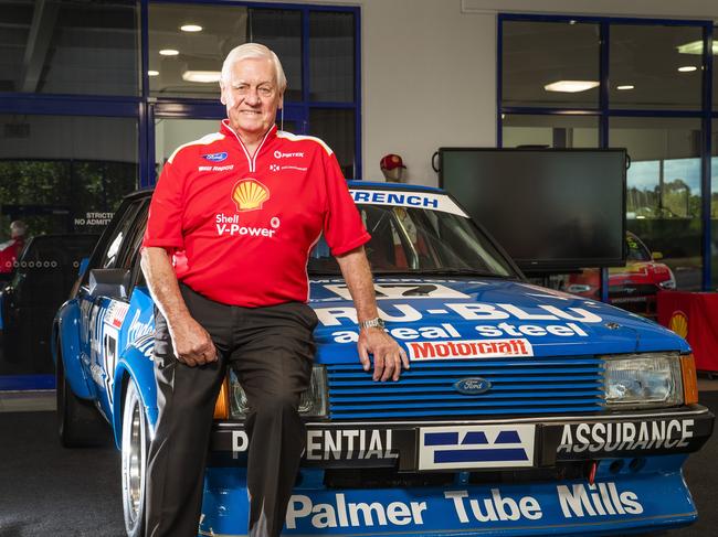 Dick Johnson says Supercars keeps him alive. Picture: Nigel Hallett