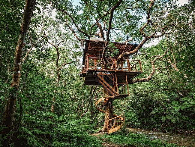 Japanese treehouse hotel Okinawa