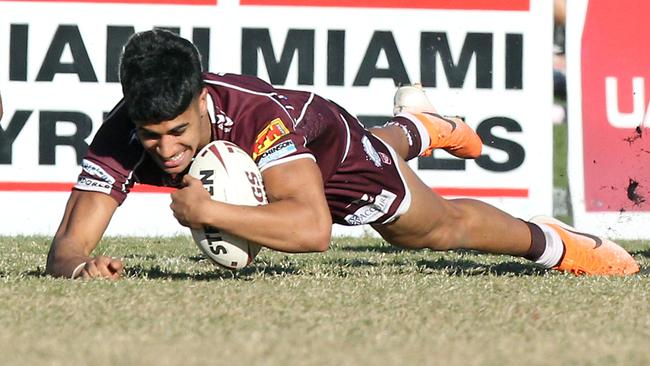 Alofiana Khan-Pereira scoring. Picture by Richard Gosling