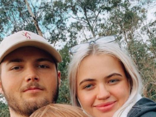 ID CONFIRMED BY JOSH HANRAHAN. MacKenzie Anderson (R) with former partner Tyrone Thompson. Picture: instagram https://www.instagram.com/p/COormVFntp6/