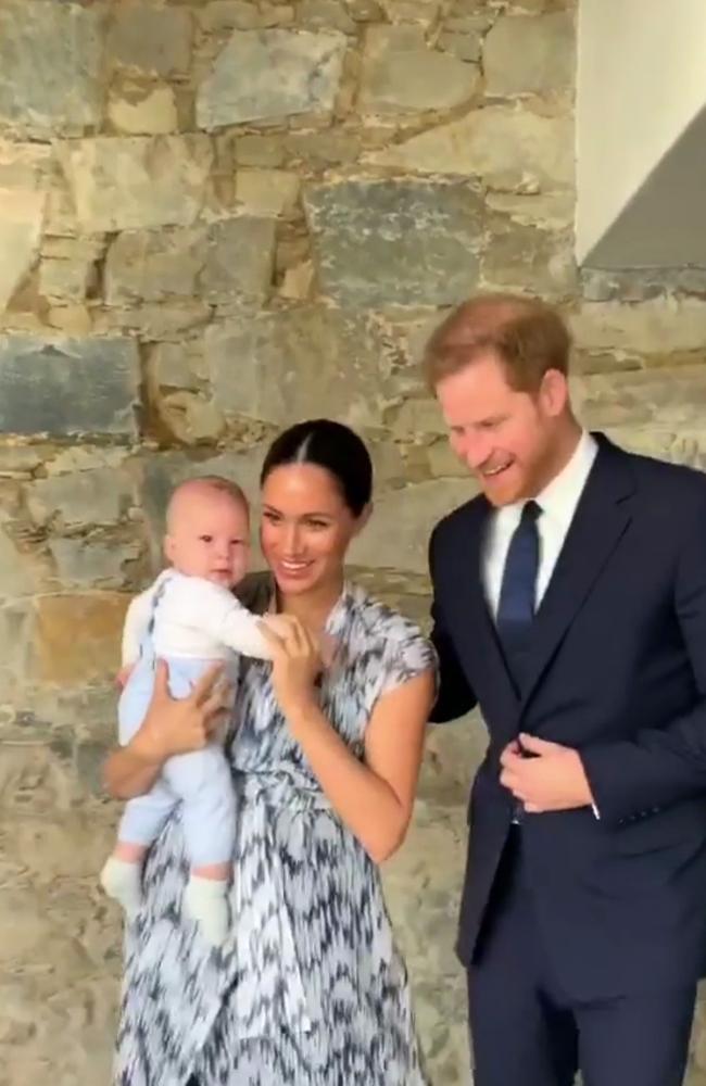 The images are the first close look at royal baby Archie. Picture: Instagram