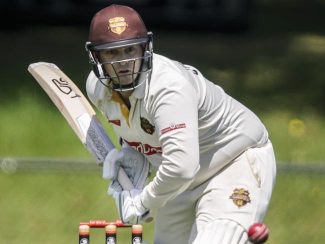 Sammy Mullavey batting for Heatherhill. He is staying at Baxter.