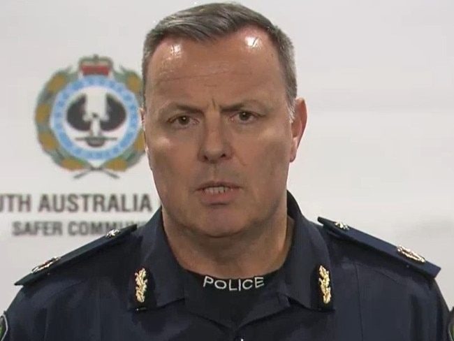 SA Police Assistant Commissioner Ian Parrott. Picture: 7News