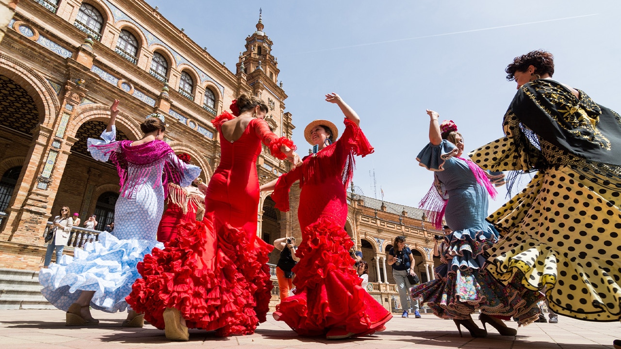 Seville is known as the birthplace of flamenco.