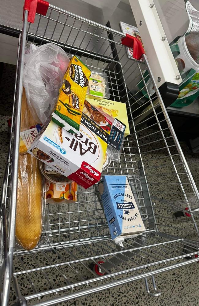 Coles shoppers have lashed the supermarket for not accepting card payments, forcing them to abandon their groceries. Picture: Facebook