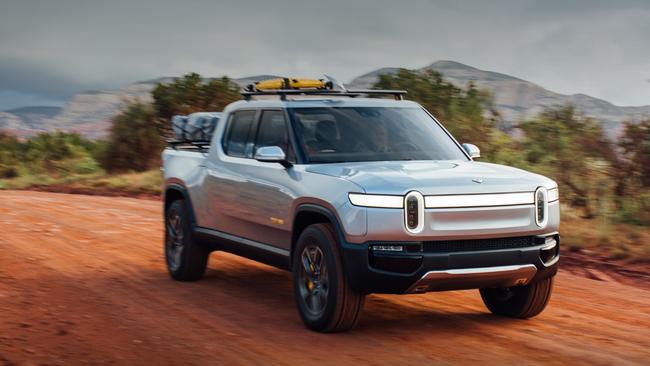 Rivian is set to build a network of Adventure Chargers to support its R1T ute and R1S SUV.