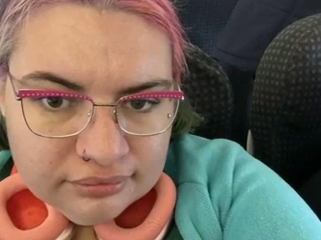 Nikita Bennett, A Qantas passenger was 