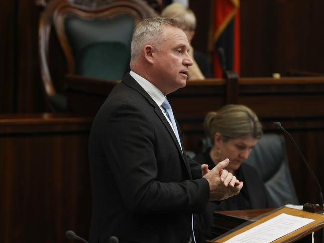 Premier Jeremy Rockliff. Question time in the Tasmanian House of Assembly. Picture: Nikki Davis-Jones