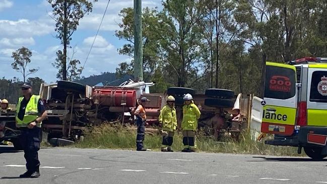 A Maryborough woman and Gympie man died in a horrific truck rollover at Curra.