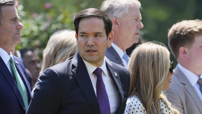 Marco Rubio will be the first person since Henry Kissinger to serve simultaneously as national security adviser and lead the state department. Picture: AP