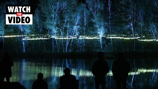 Illuminate Adelaide: Light Cycles by Moment Factory