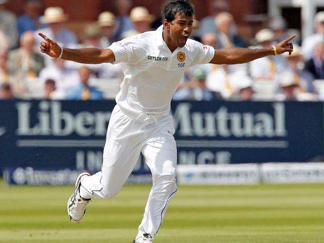 Nuwan Kulasekara represented Sri Lanka 263 times. Picture: AFP PHOTO/IAN KINGTON