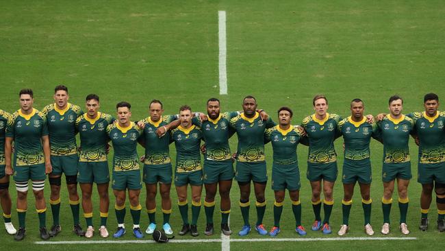 Wallabies players will be forced to take a pay cut. Picture: Shaun Botterill/Getty