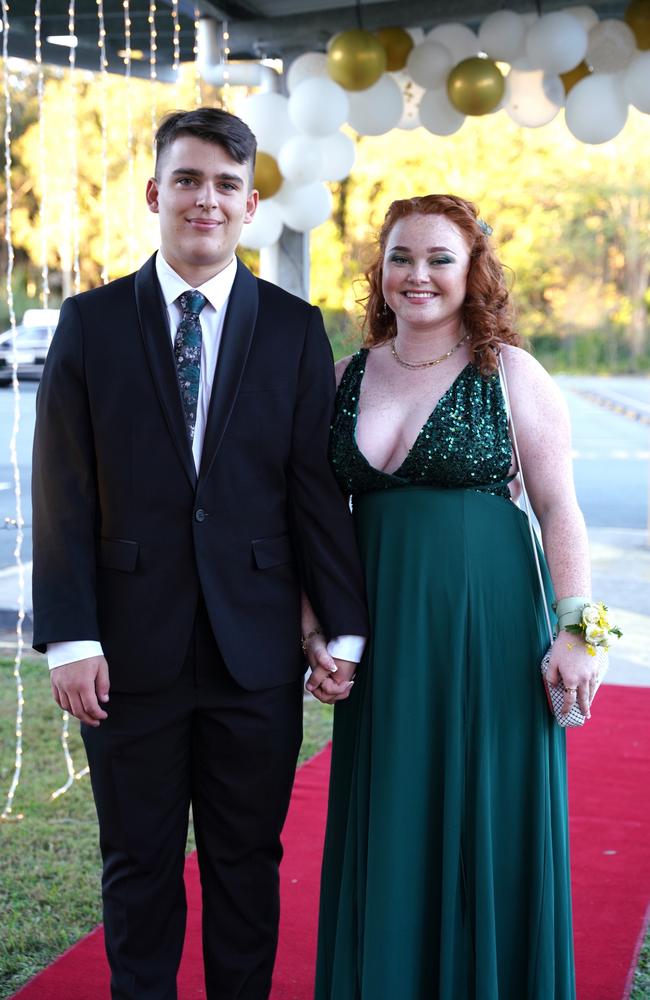 Rowan and Milarna at the Coolum State High School formal 2023. Picture: contributed.