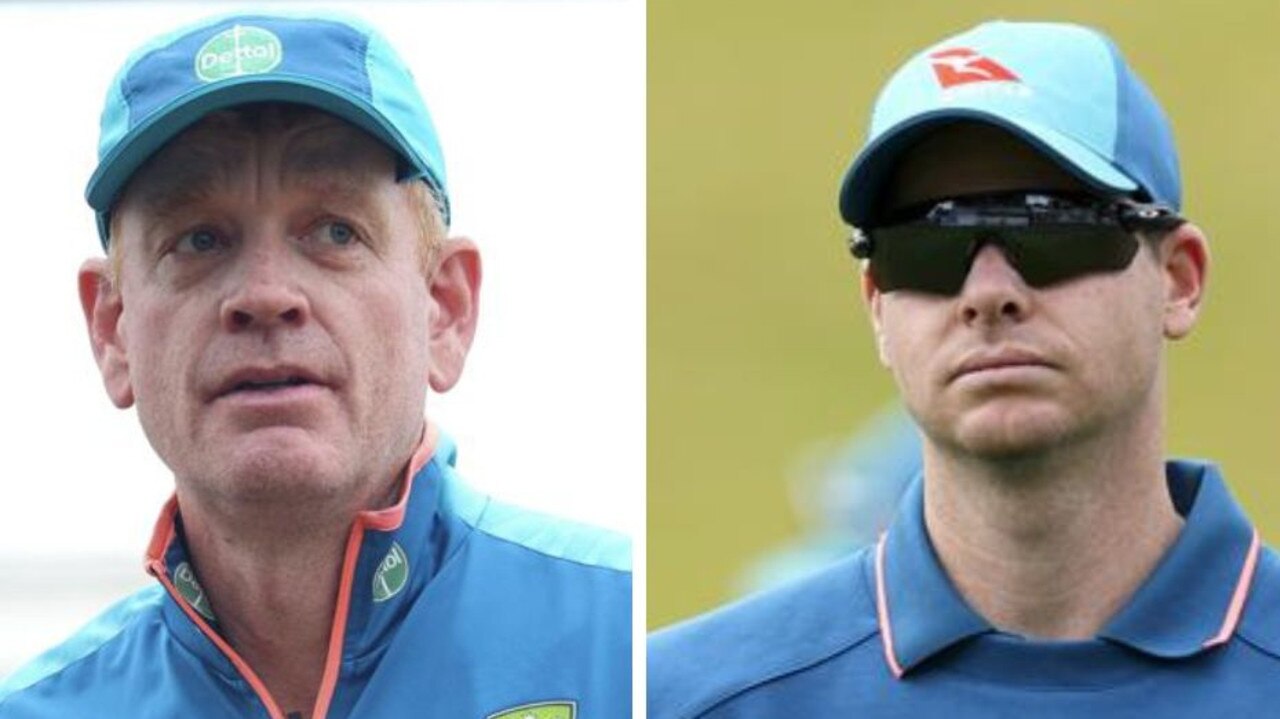 Andrew McDonald and Steve Smith. Photos: Getty Images