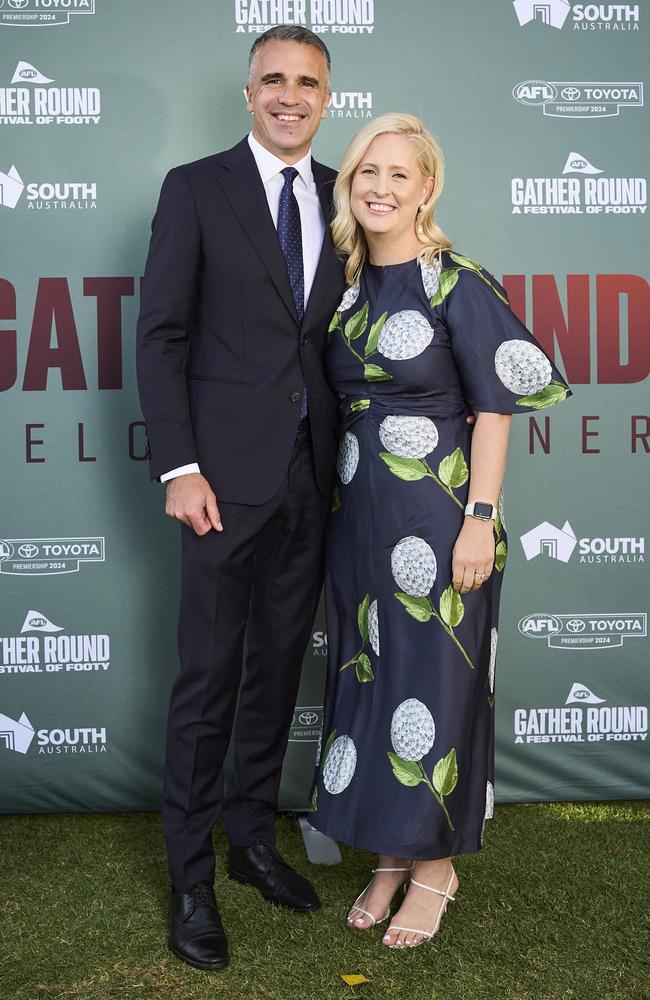 Peter Malinauskas and Annabel Malinauskas. Picture: Matt Loxton