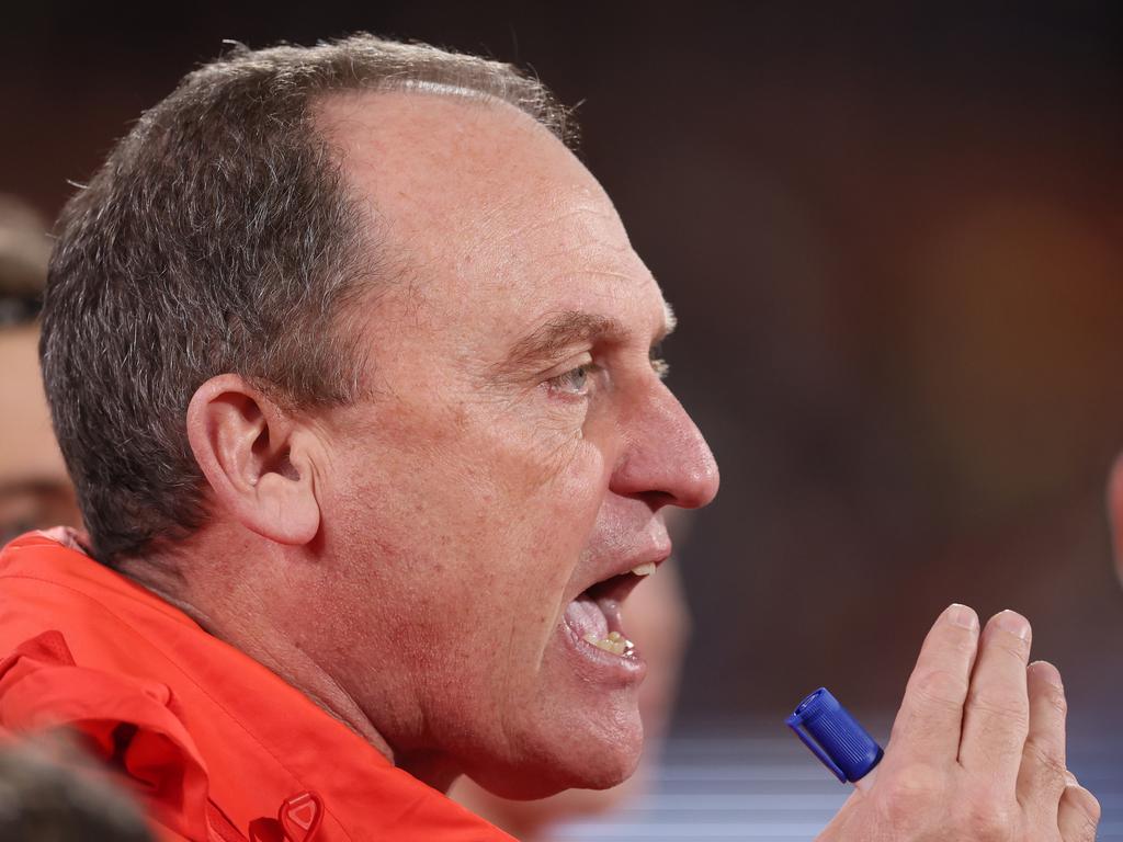 Longmire is desperate for his side to fix their opening terms before they become too costly. Picture: James Elsby/AFL Photos via Getty Images