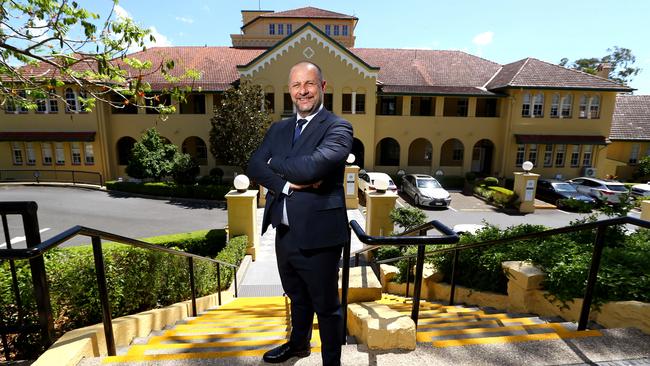 Brisbane Boys' College headmaster Andre Casson. Picture: David Clark.