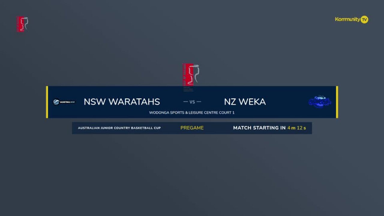 Replay: NSW Waratahs v NZ Weka (U14 Girls) - 2025 Australian Country Junior Basketball Cup Day 1