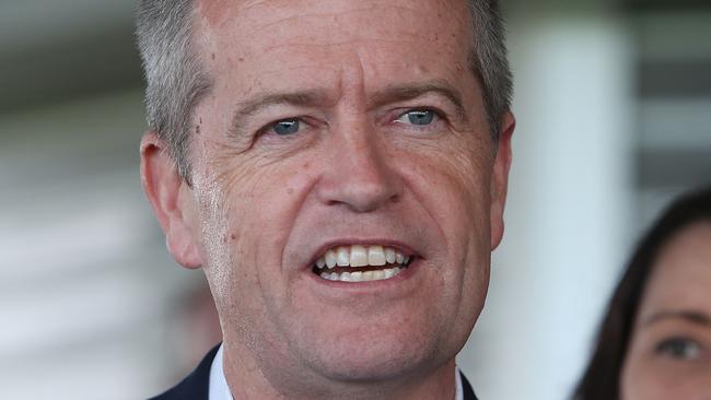 Opposition Leader Bill Shorten in Mackay yesterday. Picture: Kym Smith