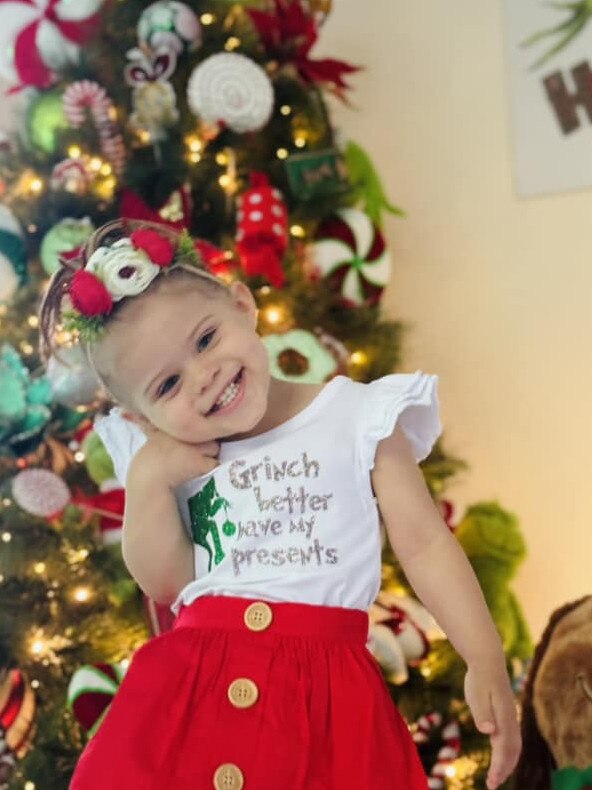 Makayla, 2 years - nominated for Ipswich's cutest toddler.