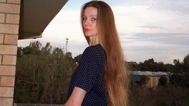 Lucy Dudko in John Killick's Queanbeyan flat in 1997. Picture: John Killick