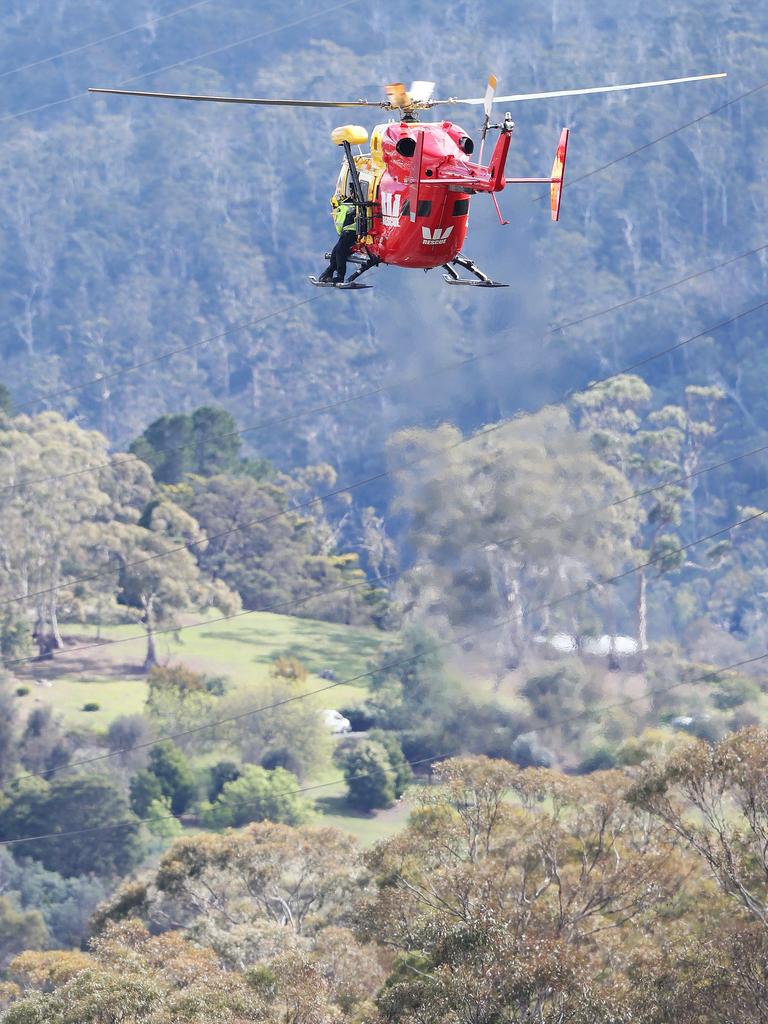 Rescue chopper. Picture: NIKKI DAVIS-JONES