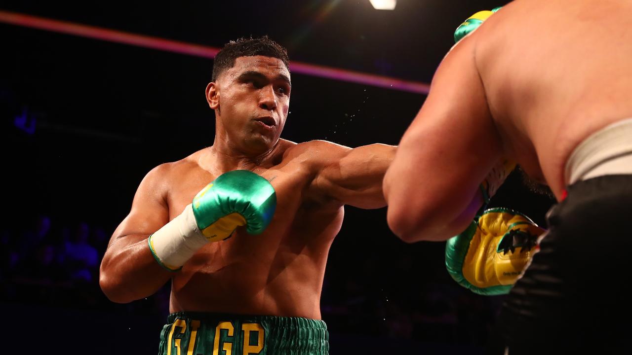 Tevita Pangai Jr has shown potential in the boxing ring. (Photo by Chris Hyde/Getty Images)