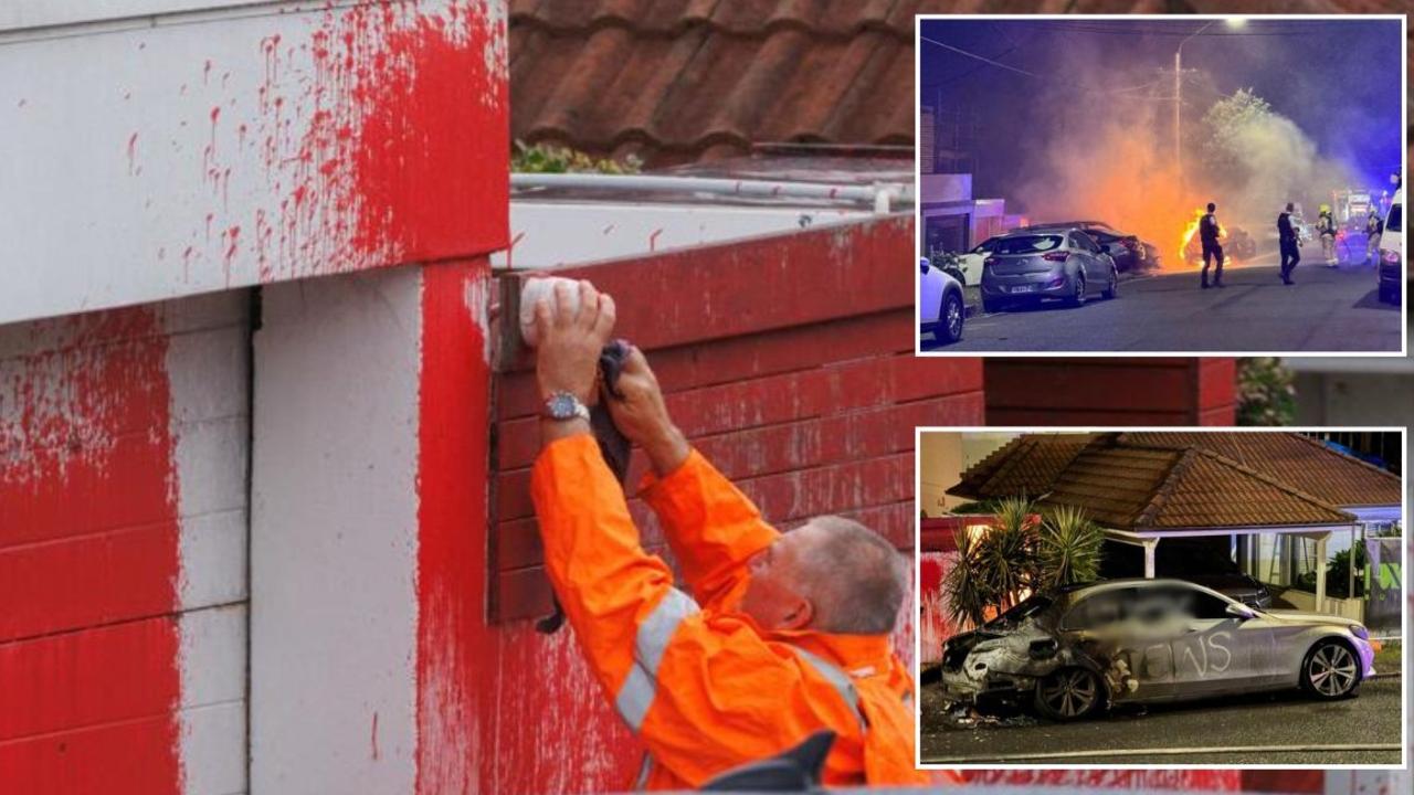 Man charged over anti-Semitic car fires and graffiti