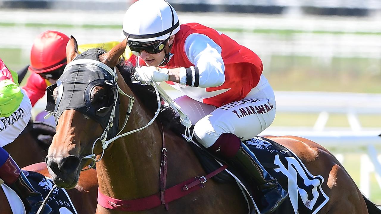 Dzsenifer wins for Taylor Marshall to mark Jack Duncan's first winner since his heart attack in July. Picture: Grant Peters-Trackside Photography