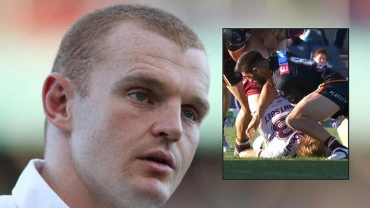 Former NRL star Alex McKinnon has spoken out about Brent Naden's suspension over a 'spear tackle' on Jake Trbojevic.