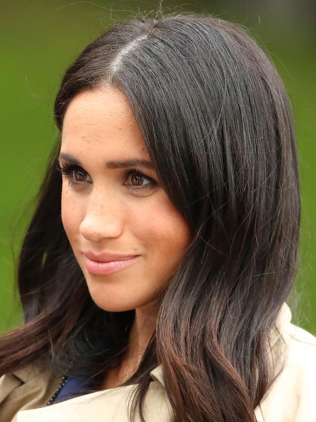 Meghan watches on. Picture: Getty